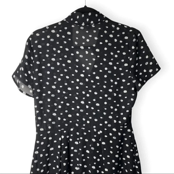 WAYF Black and White Polka Dot Dress - Picture 5 of 10